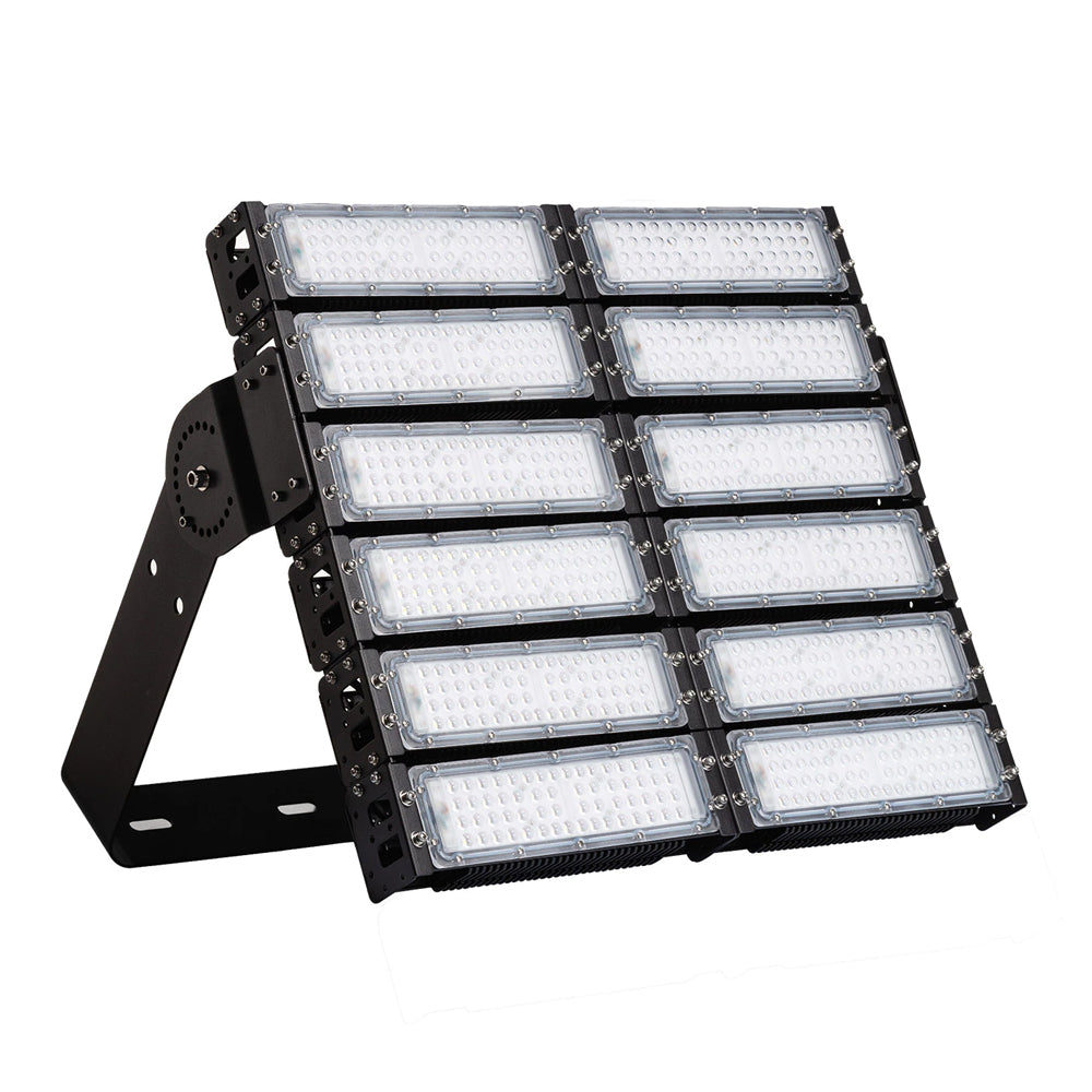 1200w LED Modular Floodlight, 2400w HID Replacement, 204000lm (170lm/w), 5 Year Warranty, IP67, Diamond-RN4 Range