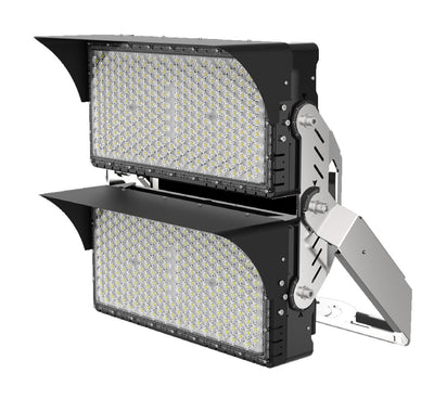1200w LED Floodlight, Cool White 5700k, 2400w HID Replacement, 216000lm (180lm/w), 5 Year Warranty, IP66, 90 Degree, Ultra Diamond-PD Range - Clear Sky Distributors 