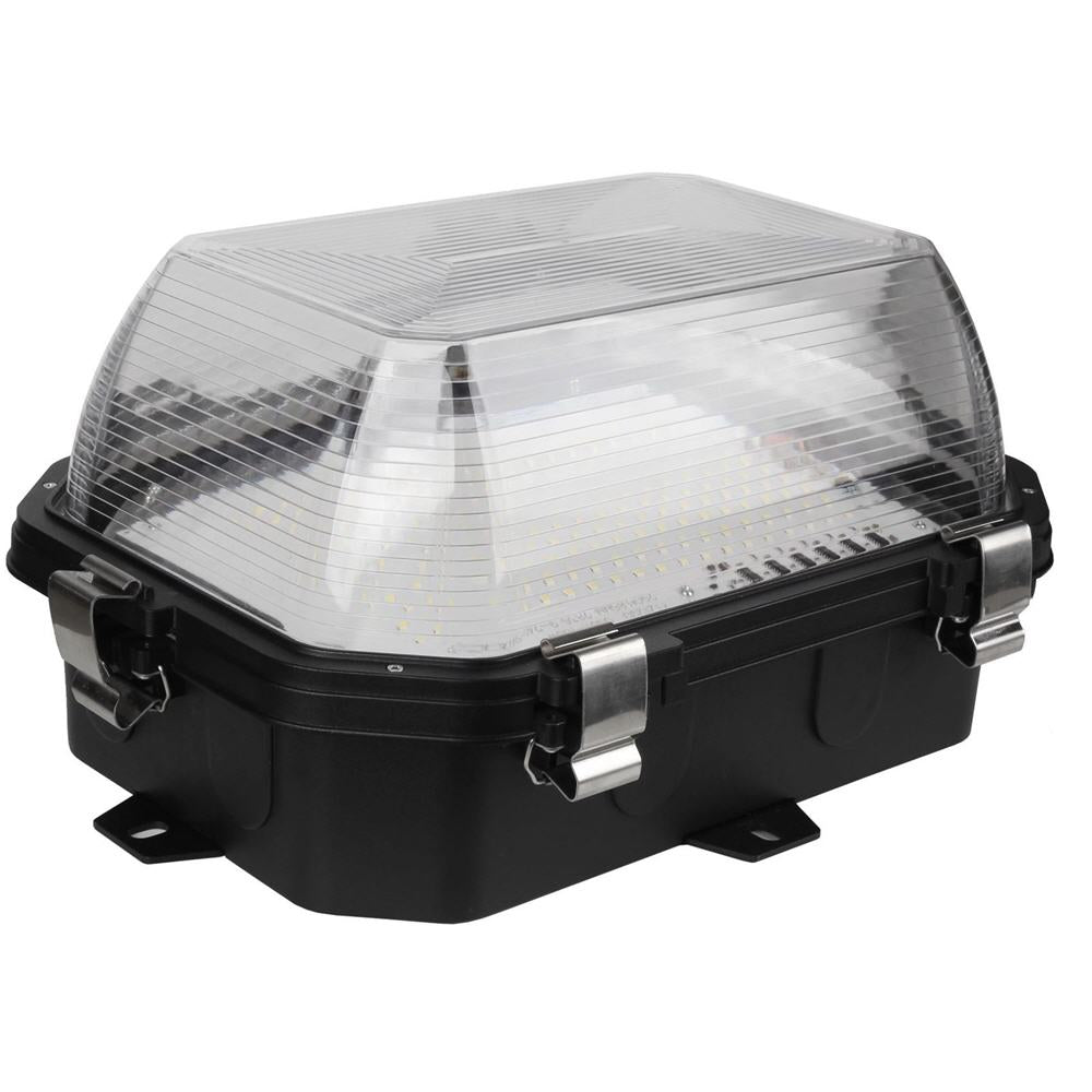 100W LED Bulkhead with PC Diffuser, Polycarbonate Body, 13000 Lumens, 130lm/w, IP65 Rated, 5 Year Warranty, Platinum-LA Range