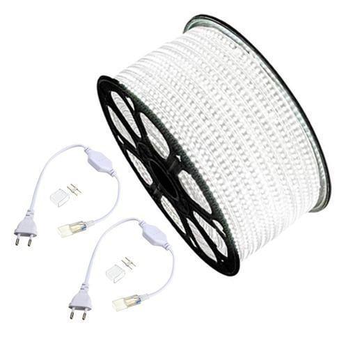 100m Bail x Cool White 6000k 220VAC 5050 SMD LED Rope Lights, 60 x 5050leds/m, with Accessories, Eco-MR Range - Clear Sky Distributers  (6110476697787)