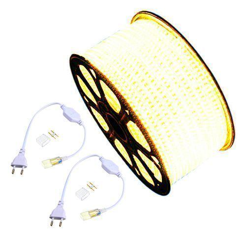 100m Bail x Warm White 2800k 220VAC 5050 SMD LED Rope Lights, 60 x 5050leds/m, with Accessories, Eco-MR Range - Clear Sky Distributers  (6110477287611)