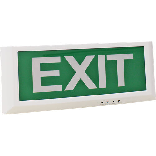 2w Single Sided Emergency LED Exit Signs, Battery Backup, 3 Hour Battery Operation, 2 Year Warranty, Black-CE Range - Clear Sky Distributors  (7519300255931)