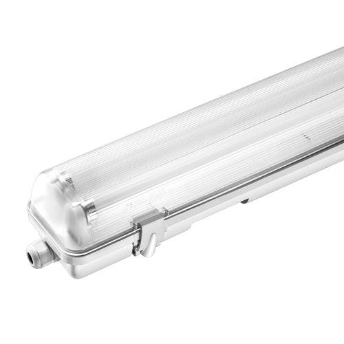 Double IP65 1500mm (5ft) T8 Vapour Proof Fitting, Wired For LED Tubes, 2 Year Warranty, Black-AR Range - Clear Sky Distributors  (7371177623739)